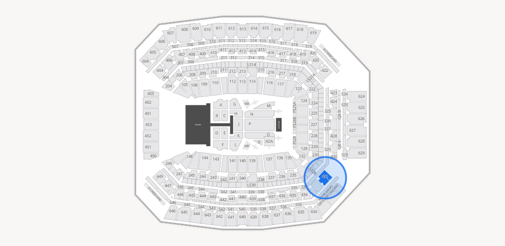 Lucas Oil Stadium Seating Chart
