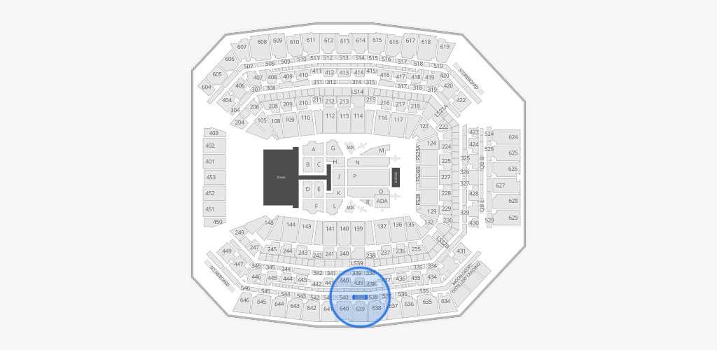 Lucas Oil Stadium Seating Chart
