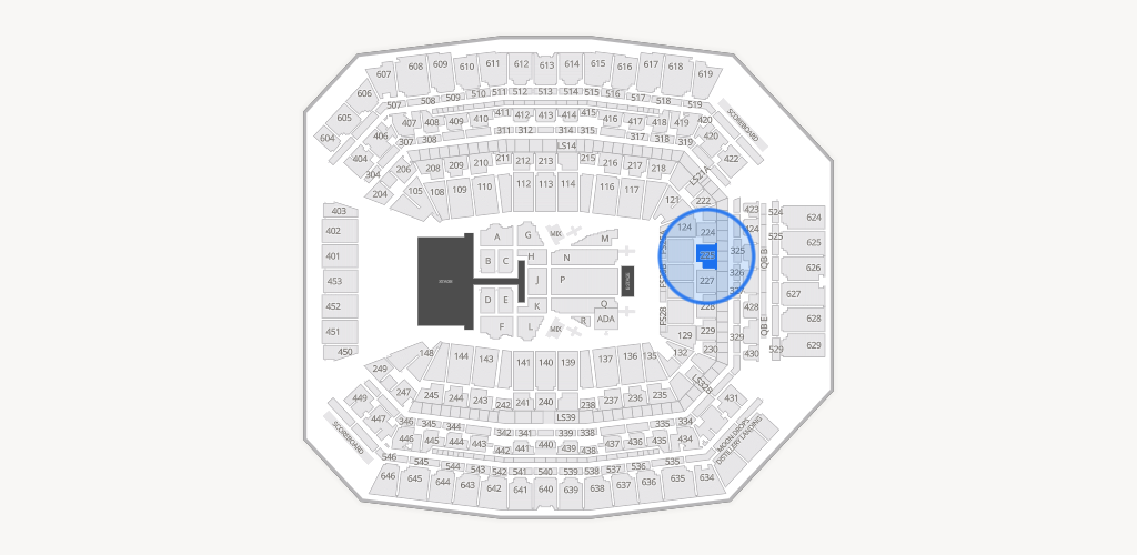 Lucas Oil Stadium Seating Chart