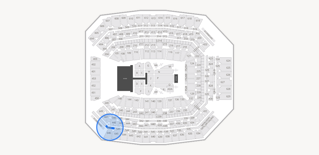 Lucas Oil Stadium Seating Chart