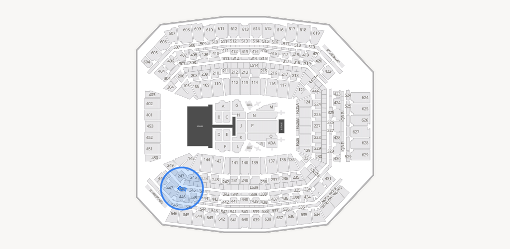 Lucas Oil Stadium Seating Chart