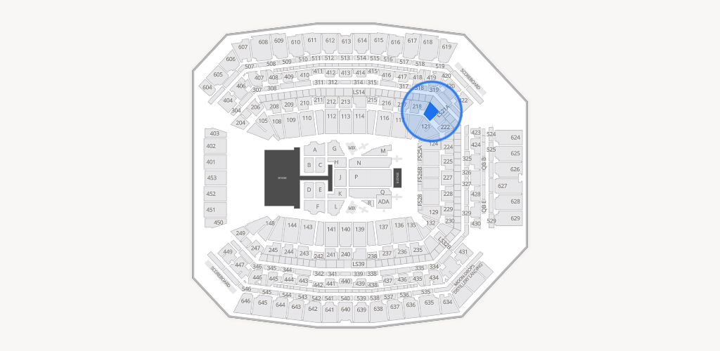 Lucas Oil Stadium Seating Chart