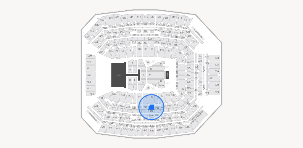 Lucas Oil Stadium Seating Chart