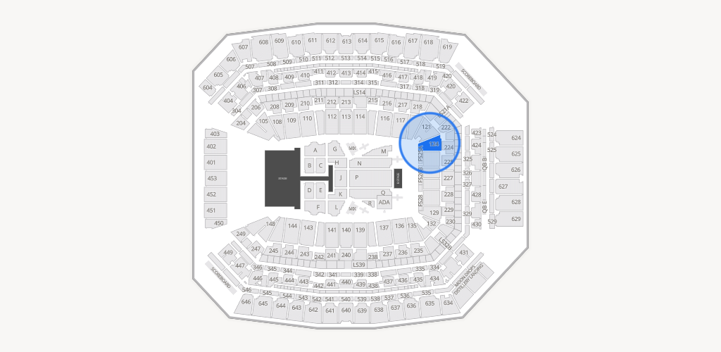 Lucas Oil Stadium Seating Chart