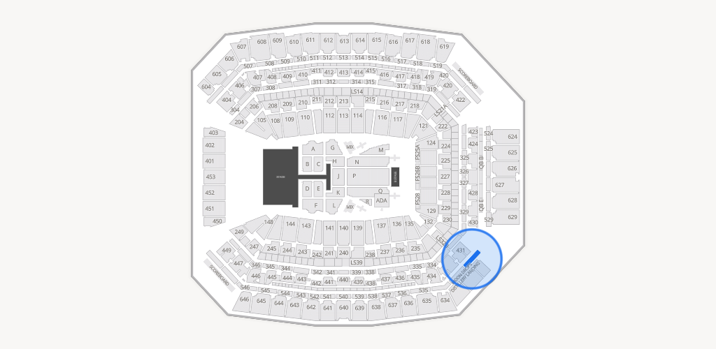 Lucas Oil Stadium Seating Chart