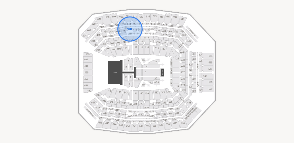 Lucas Oil Stadium Seating Chart