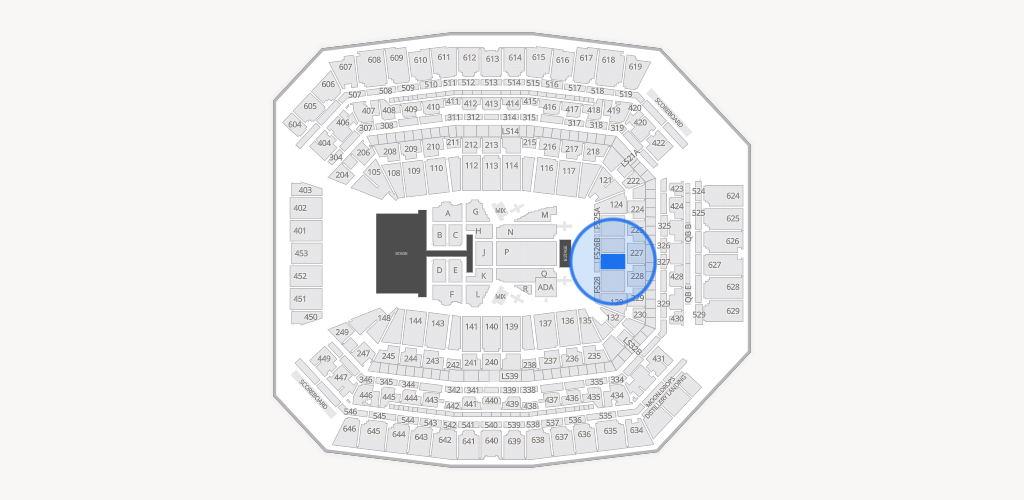 Lucas Oil Stadium Seating Chart