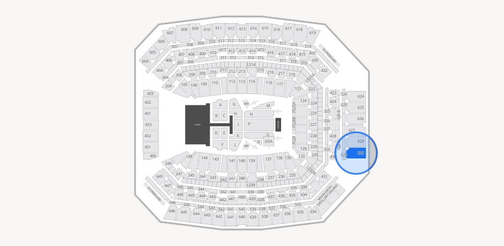 Lucas Oil Stadium Seating Chart