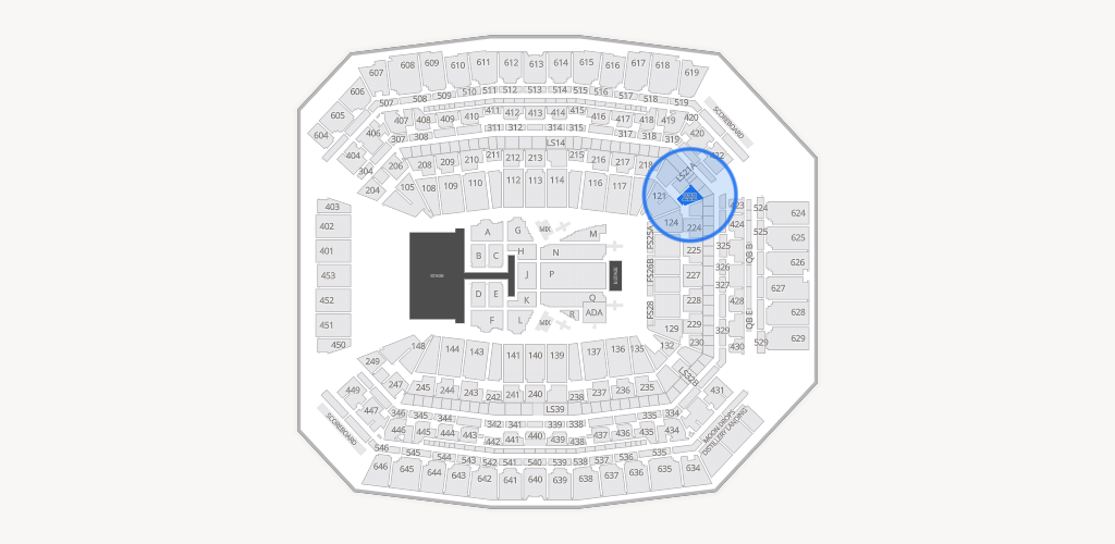 Lucas Oil Stadium Seating Chart