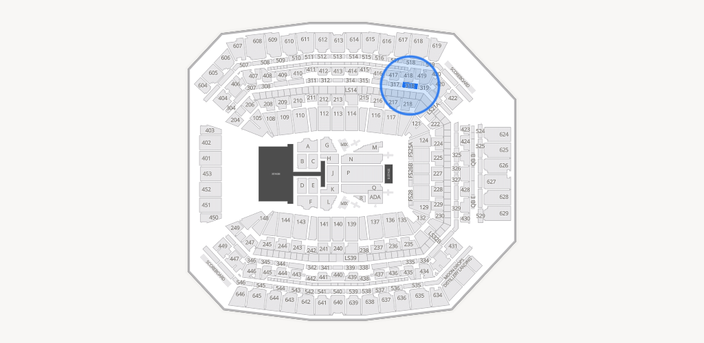 Lucas Oil Stadium Seating Chart