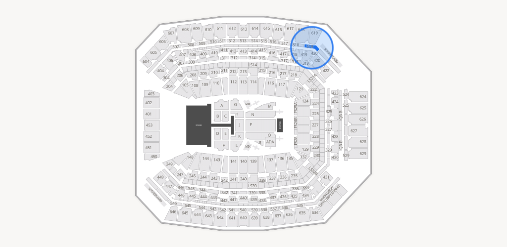 Lucas Oil Stadium Seating Chart