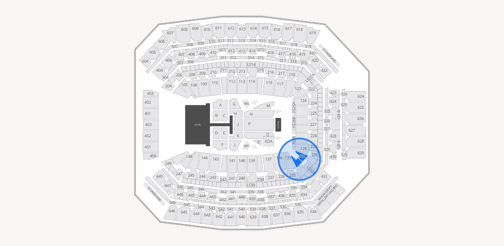 Lucas Oil Stadium Seating Chart