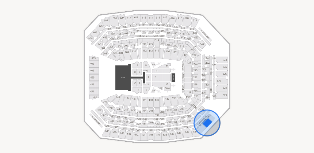 Lucas Oil Stadium Seating Chart