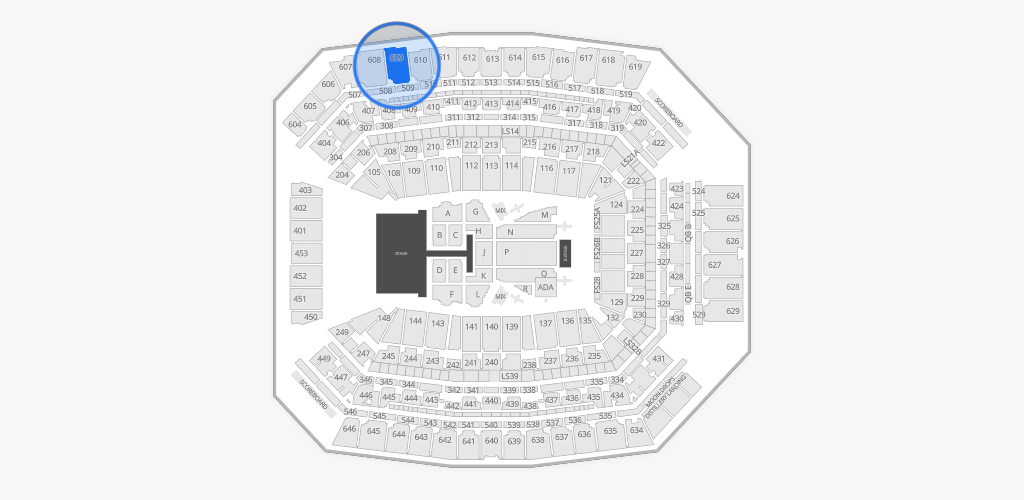 Lucas Oil Stadium Seating Chart