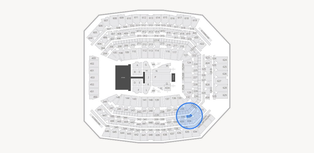 Lucas Oil Stadium Seating Chart