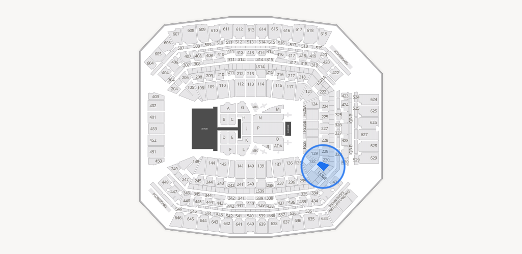 Lucas Oil Stadium Seating Chart