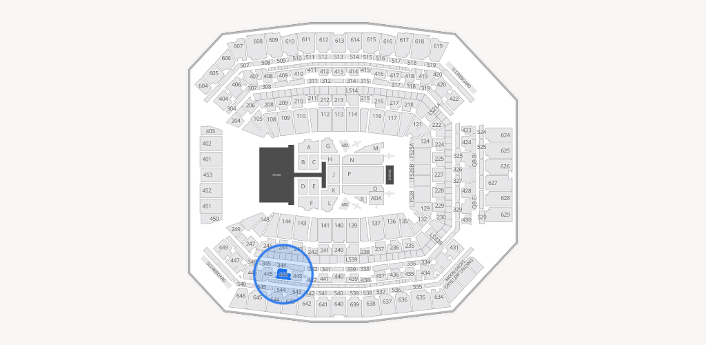Lucas Oil Stadium Seating Chart