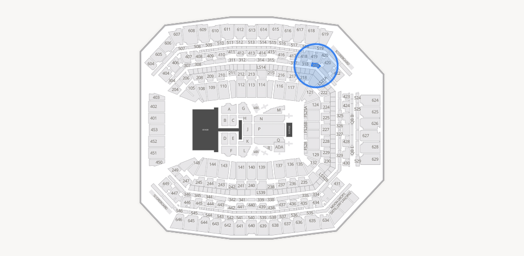 Lucas Oil Stadium Seating Chart