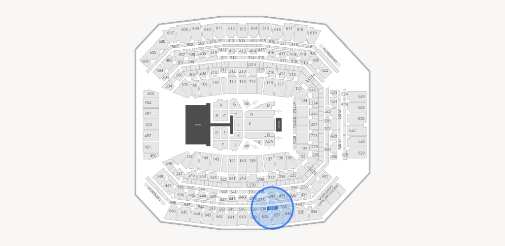 Lucas Oil Stadium Seating Chart