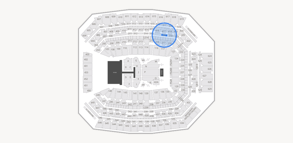 Lucas Oil Stadium Seating Chart