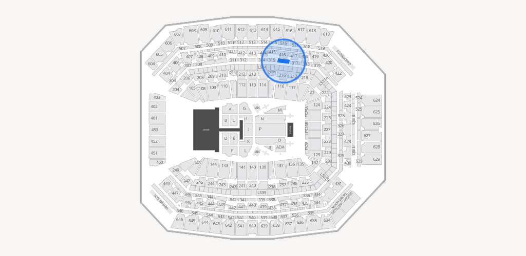 Lucas Oil Stadium Seating Chart