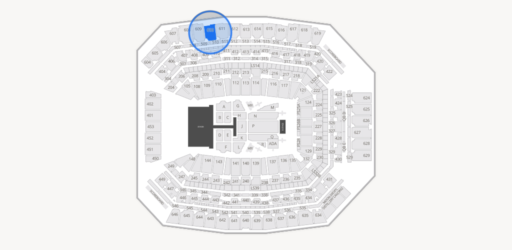 Lucas Oil Stadium Seating Chart