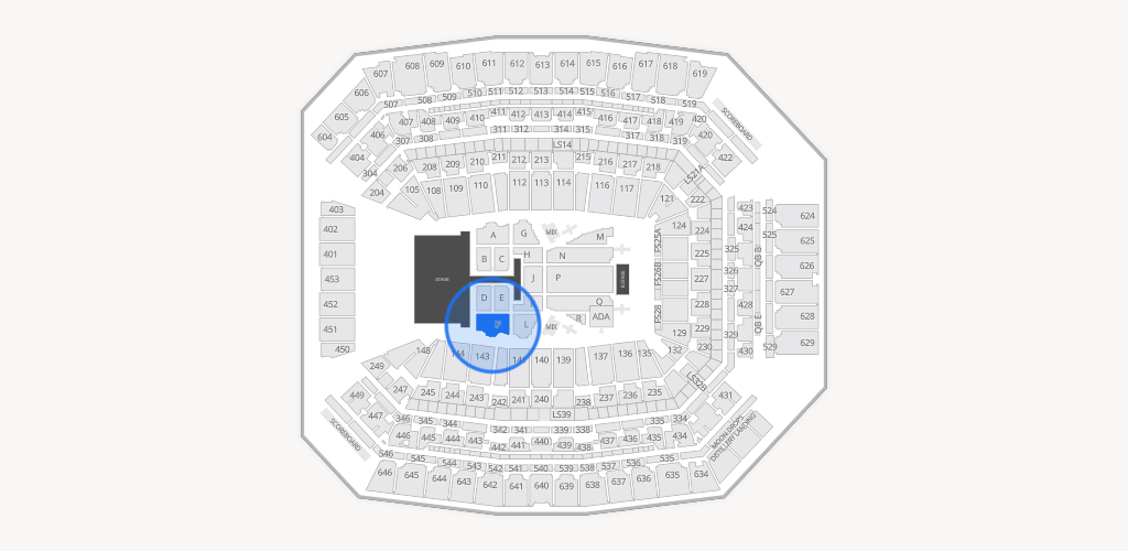 Lucas Oil Stadium Seating Chart