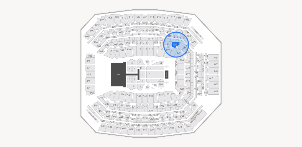 Lucas Oil Stadium Seating Chart