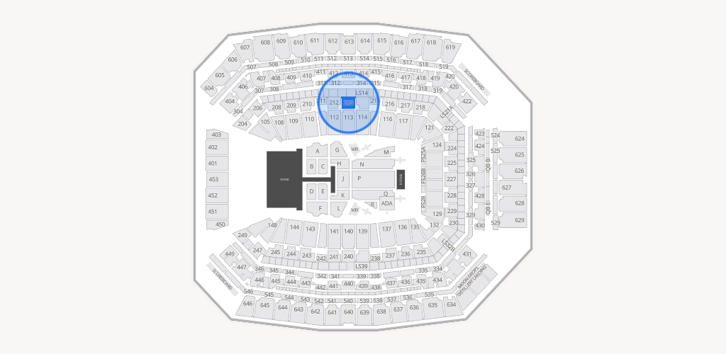 Lucas Oil Stadium Seating Chart