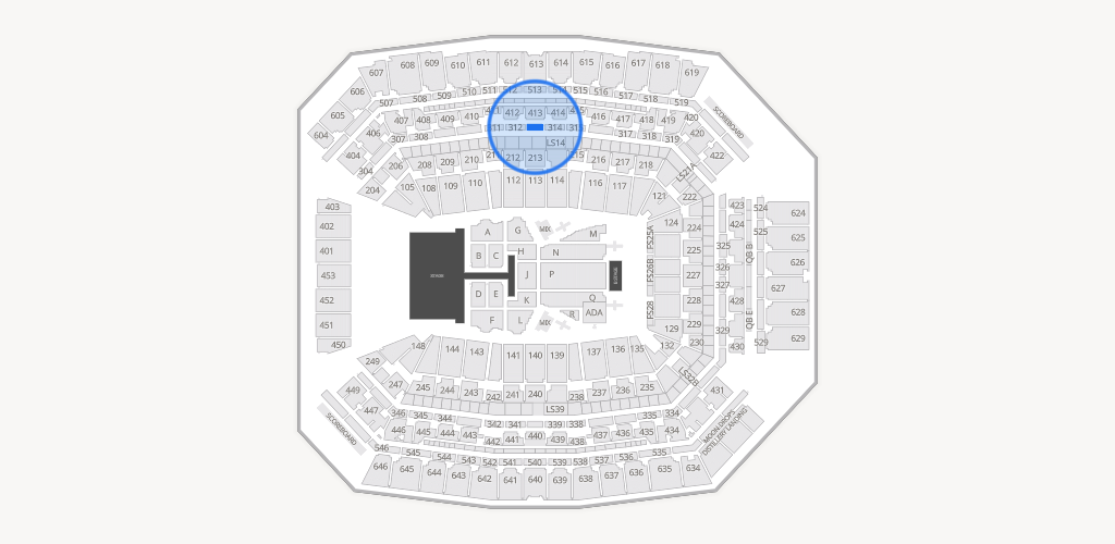 Lucas Oil Stadium Seating Chart