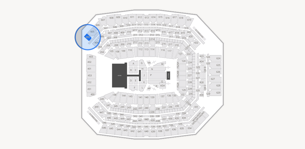 Lucas Oil Stadium Seating Chart