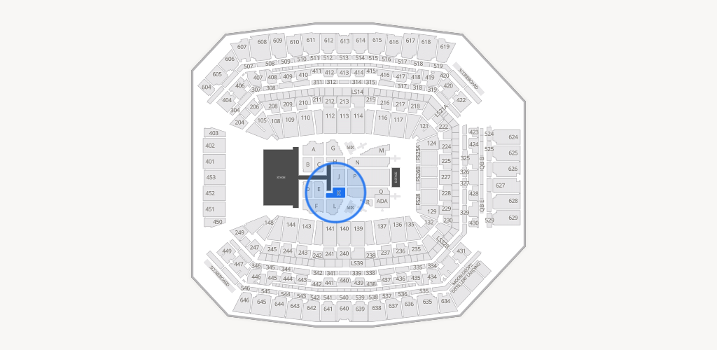 Lucas Oil Stadium Seating Chart