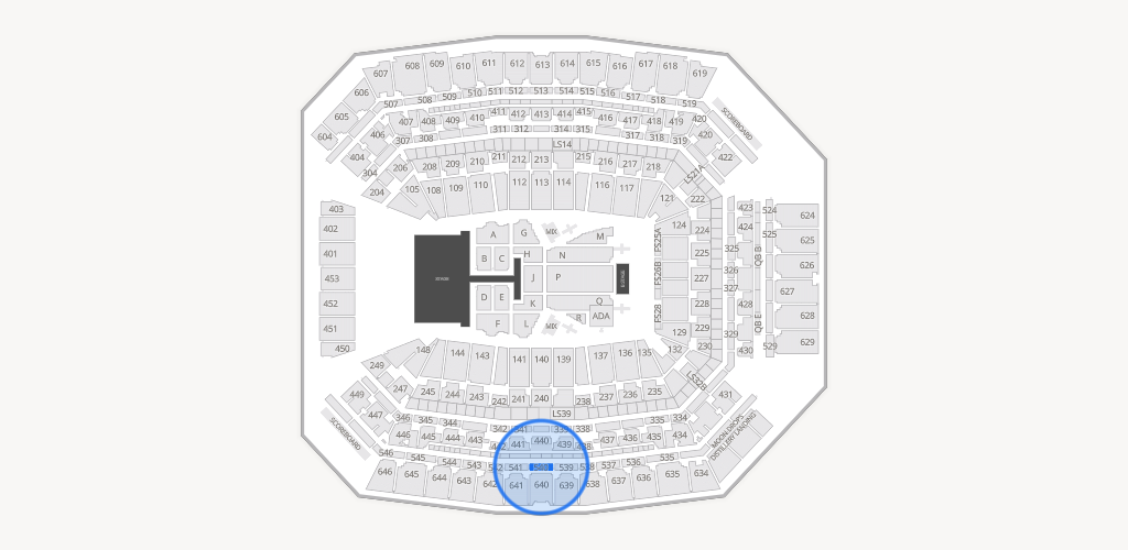Lucas Oil Stadium Seating Chart