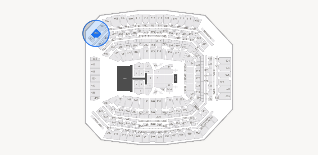 Lucas Oil Stadium Seating Chart