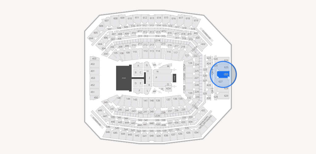 Lucas Oil Stadium Seating Chart