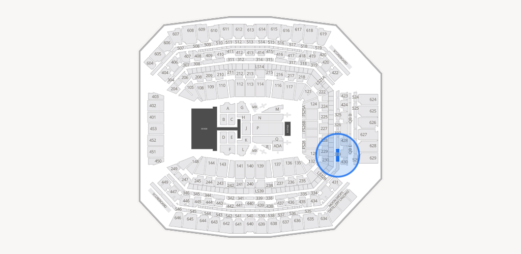 Lucas Oil Stadium Seating Chart