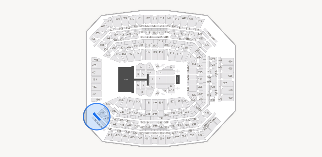Lucas Oil Stadium Seating Chart