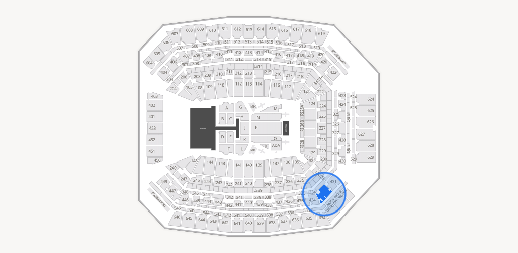 Lucas Oil Stadium Seating Chart