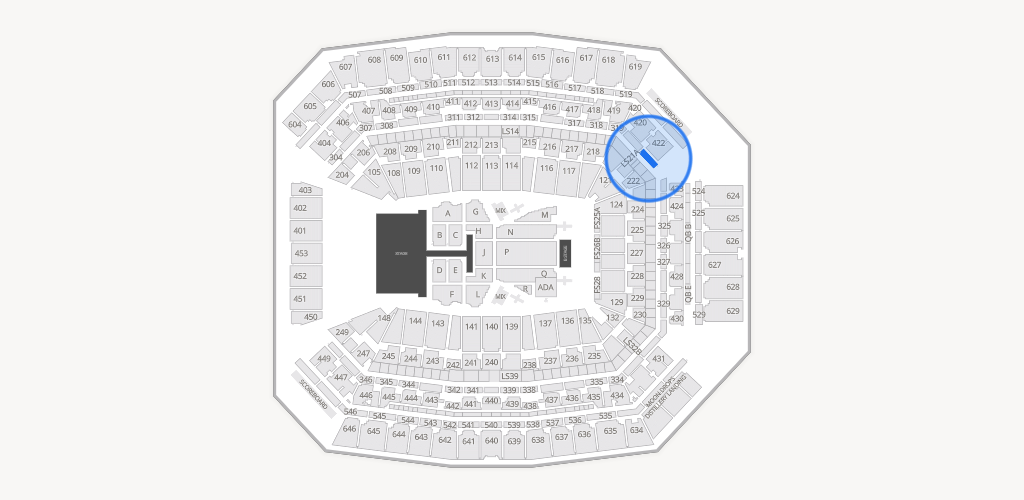 Lucas Oil Stadium Seating Chart