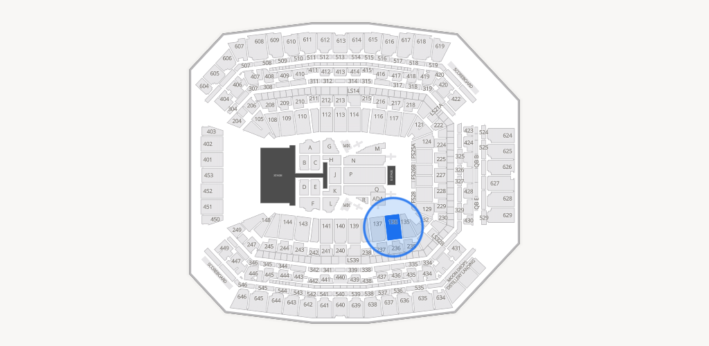 Lucas Oil Stadium Seating Chart
