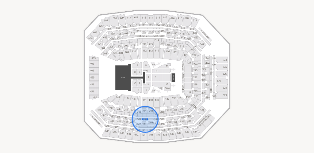 Lucas Oil Stadium Seating Chart