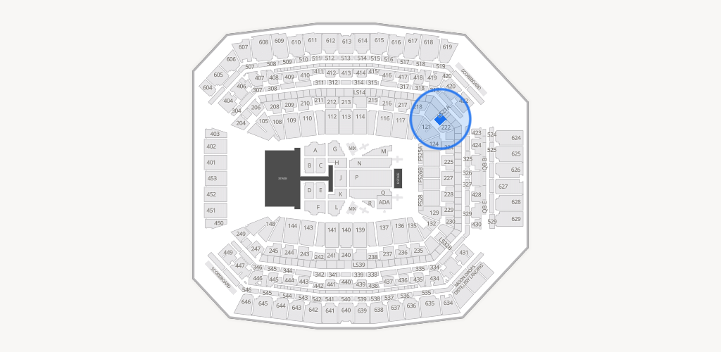 Lucas Oil Stadium Seating Chart