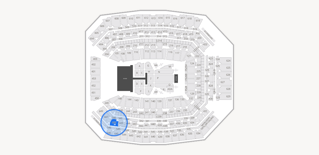 Lucas Oil Stadium Seating Chart