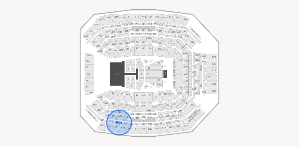 Lucas Oil Stadium Seating Chart