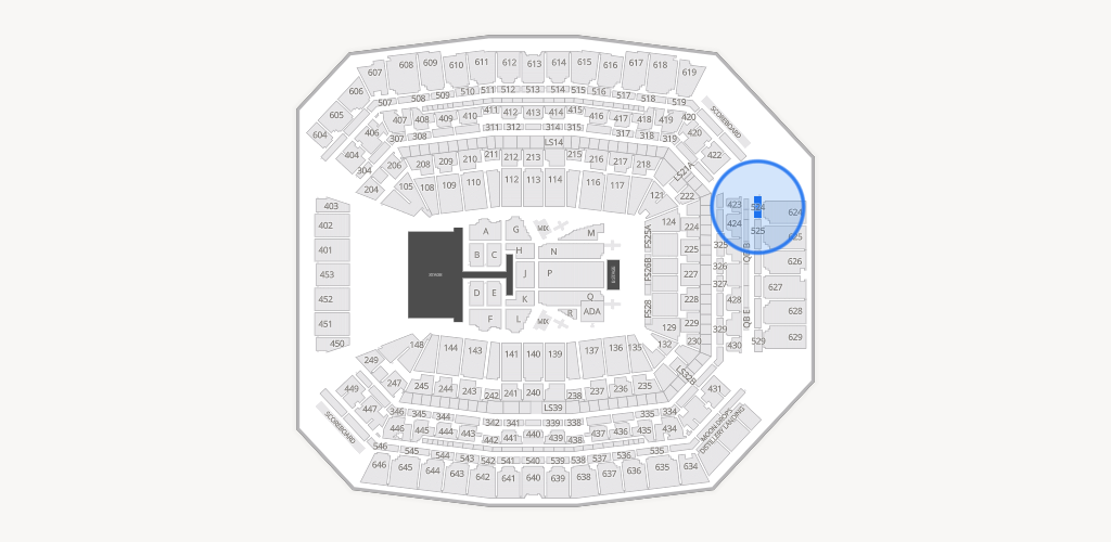 Lucas Oil Stadium Seating Chart
