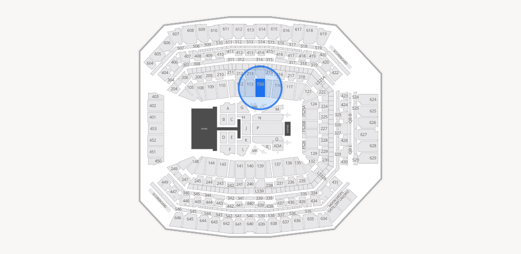 Lucas Oil Stadium Seating Chart