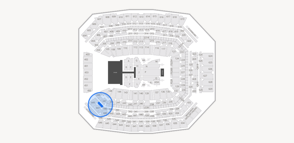 Lucas Oil Stadium Seating Chart