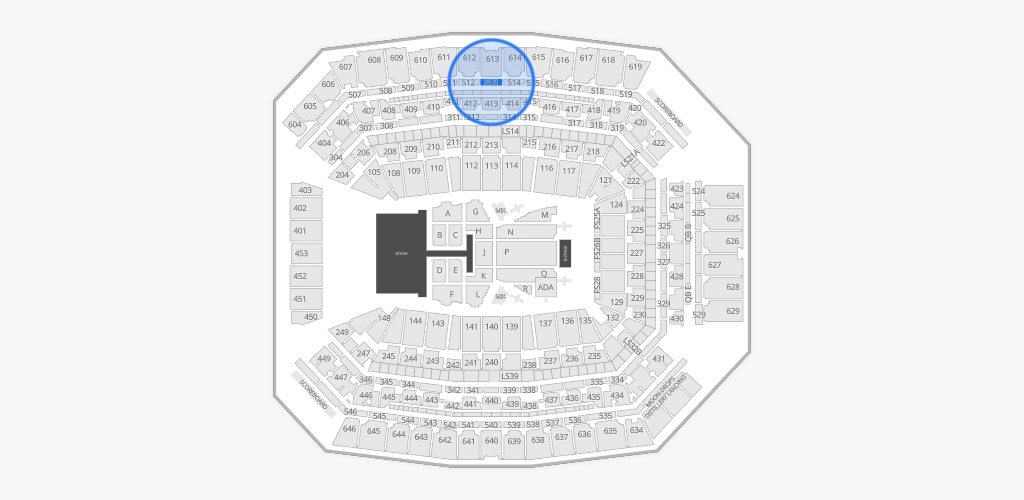 Lucas Oil Stadium Seating Chart