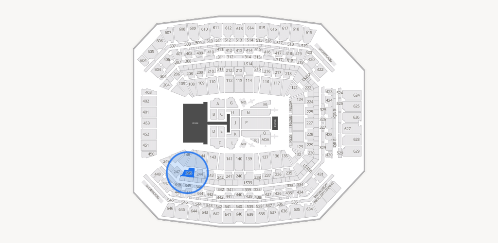 Lucas Oil Stadium Seating Chart