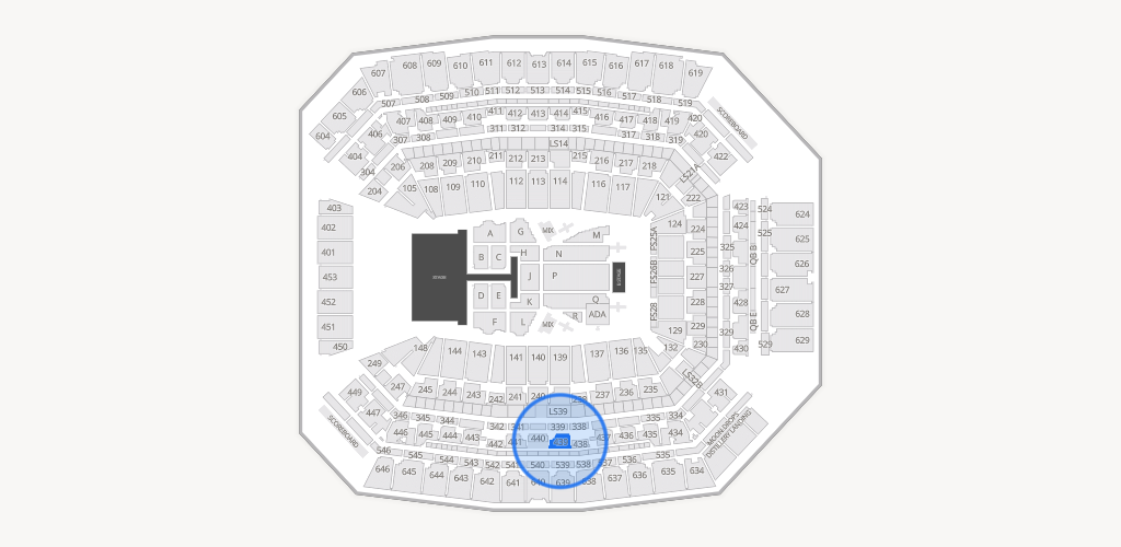 Lucas Oil Stadium Seating Chart